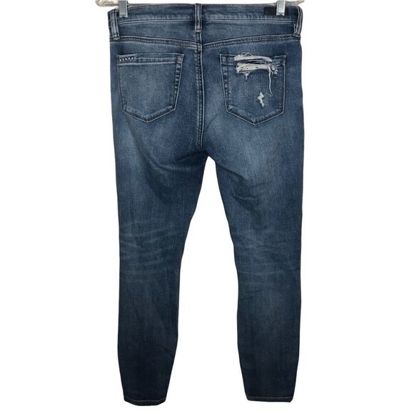 Blank nyc Jeans, Reade Crop, Blue, Distressed Size 28 - Picture 2 of 4